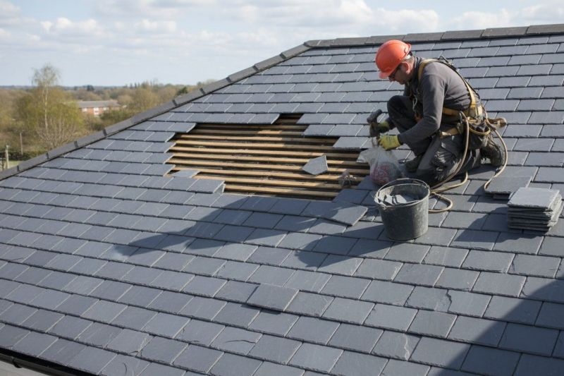 Slate Shingles Repair detail