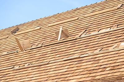 Wood Shake Roof Repair detail